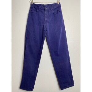 Vintage Versace Jeans Couture‎ Vintage Purple Denim Jeans High Waist Women's